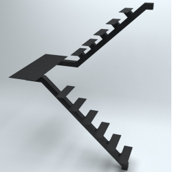 Межэтажная  лестница  